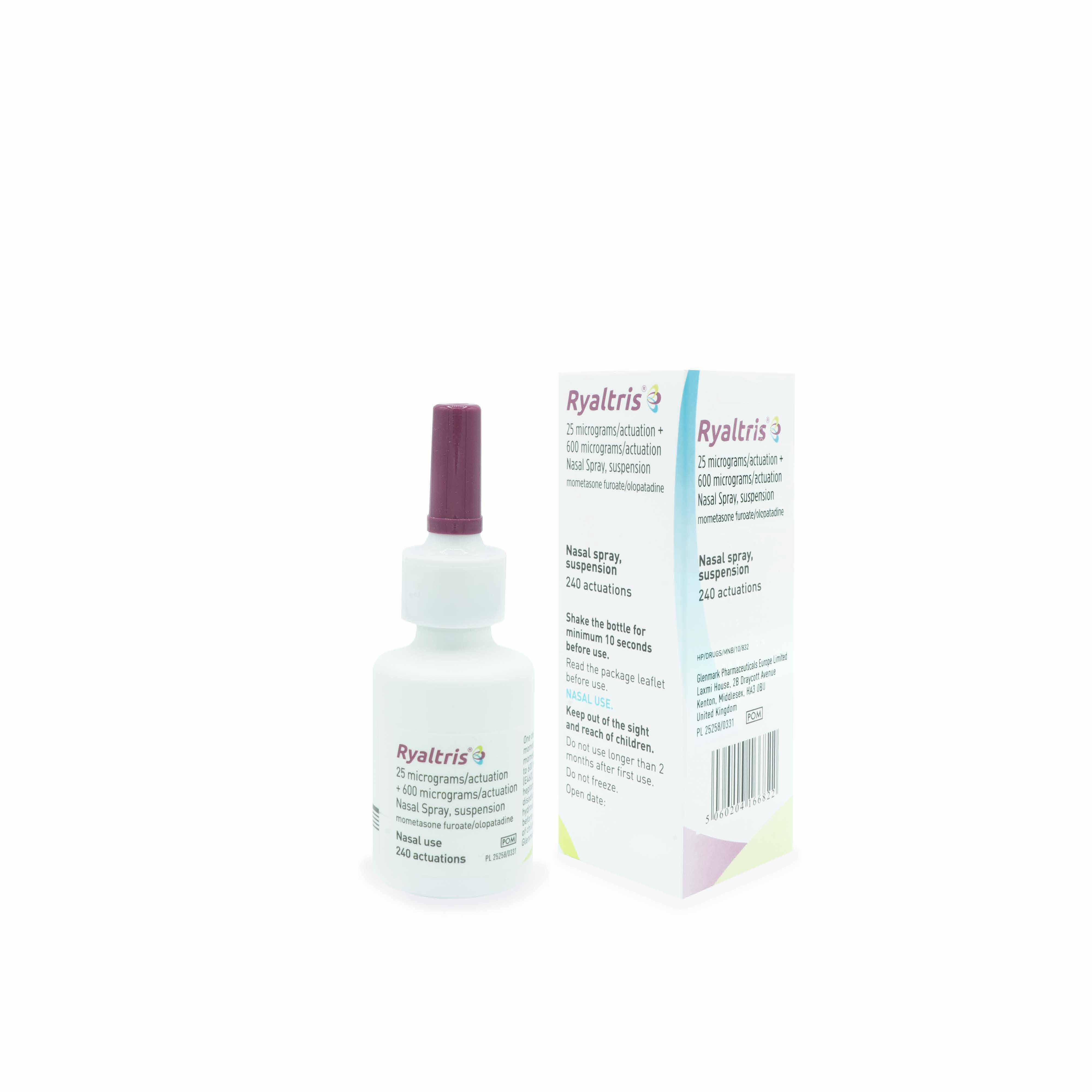 Ryaltris - Mometasone furoate with olopatadine hydrochloride